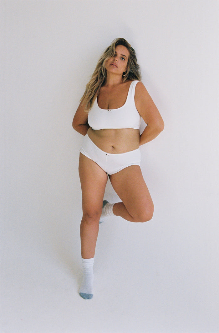 LOW RISE SHORTY BOI BRIEF IN CLOUD