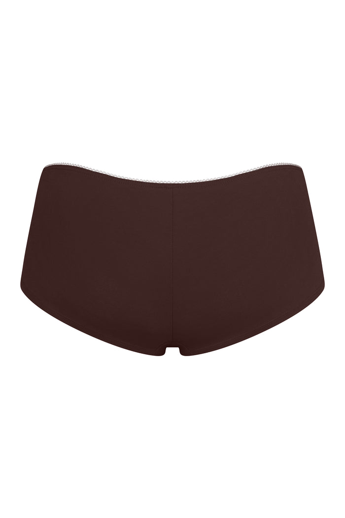 LOW RISE SHORTY BOI BRIEF IN MOCHA