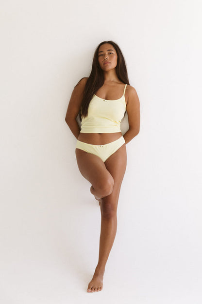 LOW RISE UNDERWEAR IN BUTTER