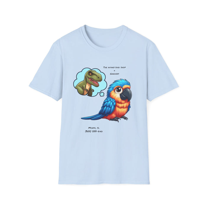 Macaw Thinks it's a T-rex Unisex Softstyle T-Shirt