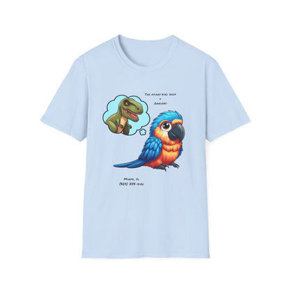 Macaw Thinks it's a T-rex Unisex Softstyle T-Shirt