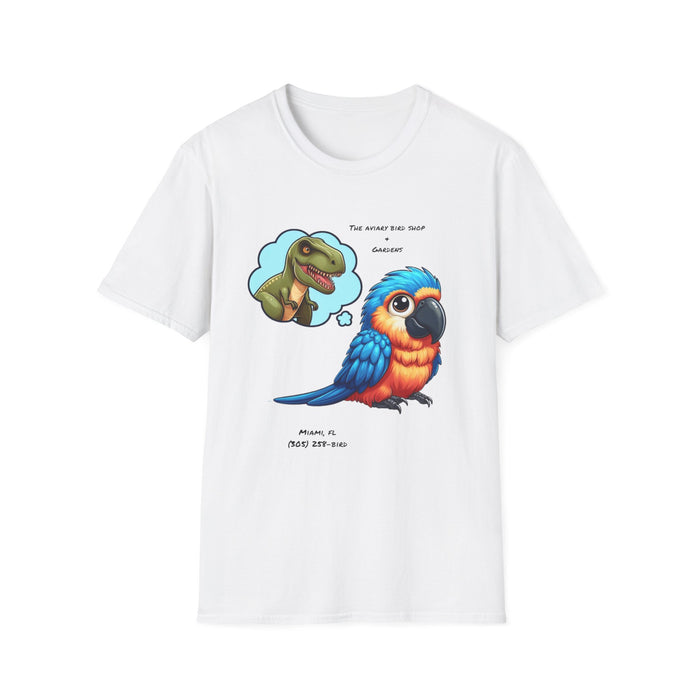 Macaw Thinks it's a T-rex Unisex Softstyle T-Shirt