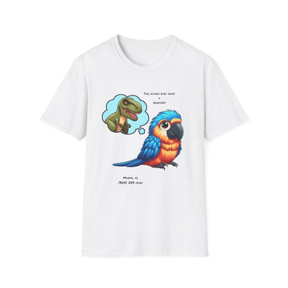 Macaw Thinks it's a T-rex Unisex Softstyle T-Shirt