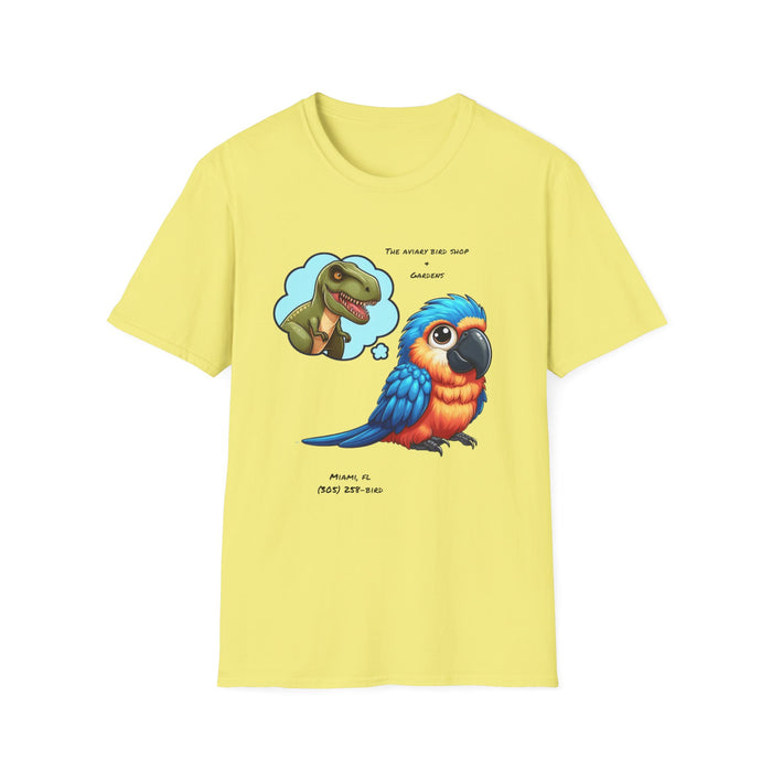Macaw Thinks it's a T-rex Unisex Softstyle T-Shirt