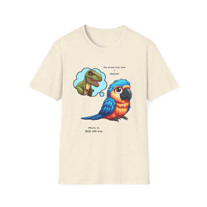 Macaw Thinks it's a T-rex Unisex Softstyle T-Shirt