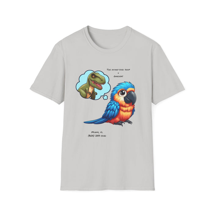 Macaw Thinks it's a T-rex Unisex Softstyle T-Shirt
