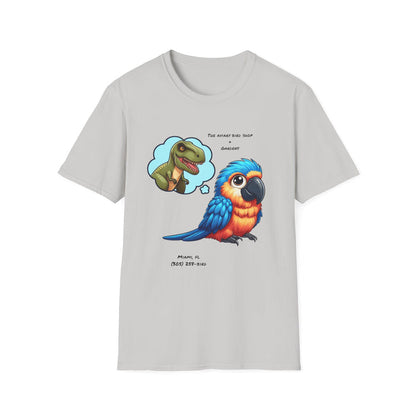 Macaw Thinks it's a T-rex Unisex Softstyle T-Shirt