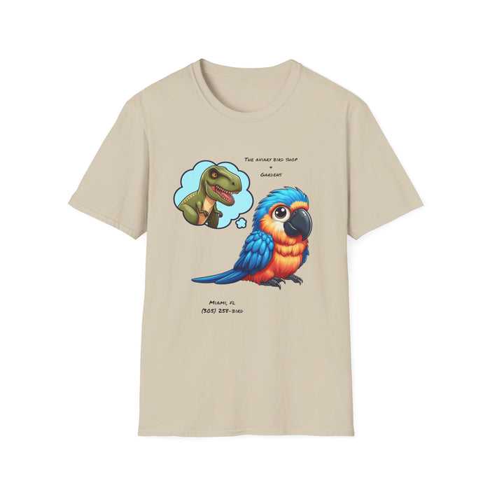 Macaw Thinks it's a T-rex Unisex Softstyle T-Shirt