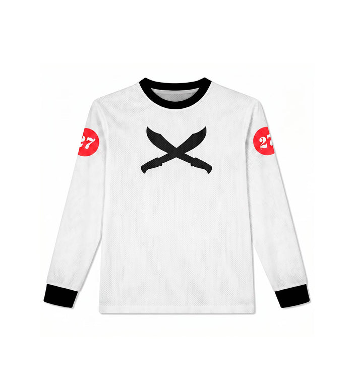 MACHETES BLANCA MOTOCROSS JERSEY