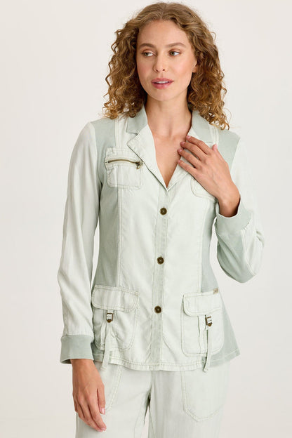XCVI Maela Twill Relaxed Blazer