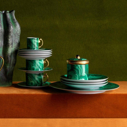 Malachite Charger / Cake Plate - L'OBJET