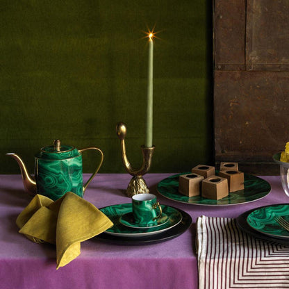 Malachite Charger / Cake Plate - L'OBJET