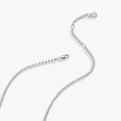 Mama Crystal Tennis Necklace