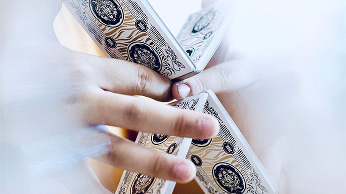 Mantecore Blanc Playing Cards by Cartamundi