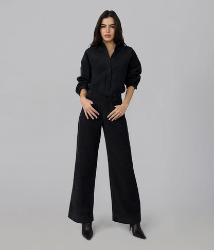 MARGOT-CBLK Corduroy Shirt