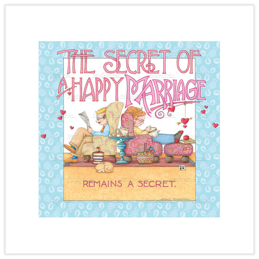 Marriage Remains a Secret Fine Art Print