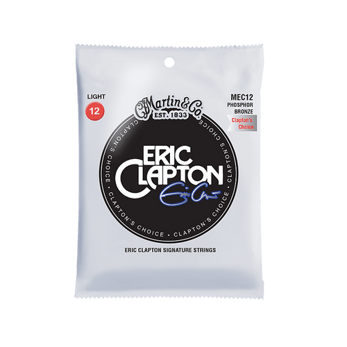 Martin MEC12 Clapton's Choice Phosphor Bronze Acoustic Guitar Strings, Light (12-54)