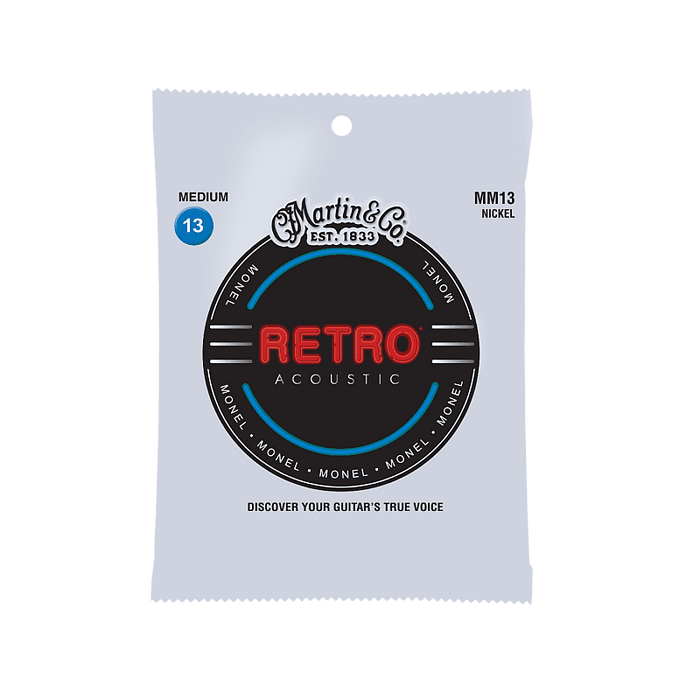 Martin MM13 Retro Monel Acoustic Guitar Strings 13-56