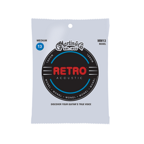 Martin MM13 Retro Monel Acoustic Guitar Strings 13-56