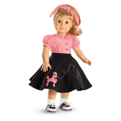 Maryellen's™ Poodle Skirt Outfit for 18-inch Dolls (Historical Characters)