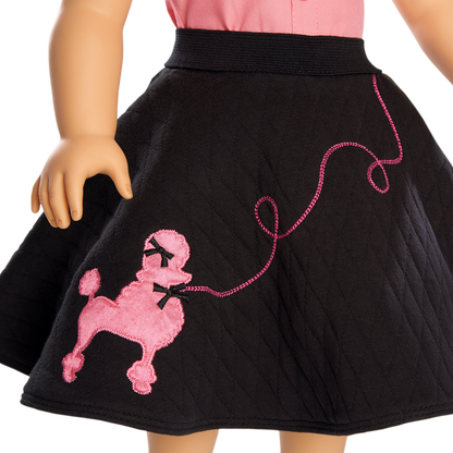 Maryellen's™ Poodle Skirt Outfit for 18-inch Dolls (Historical Characters)