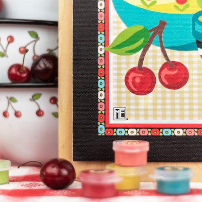 Mary's Cherries Paint-by-Number Kit