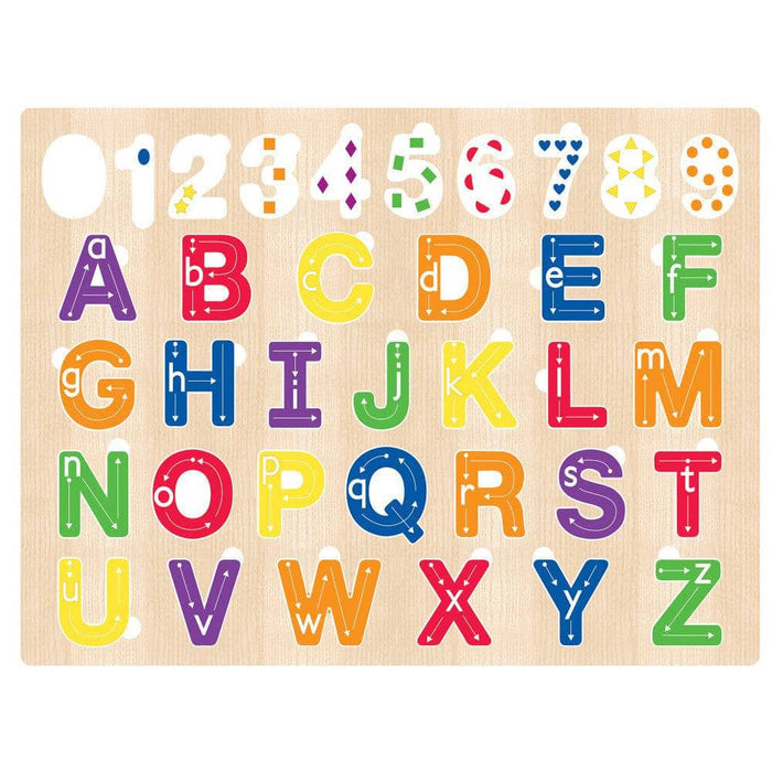 MasterPieces ABC 123 - 36 Piece Wood Jigsaw Puzzle
