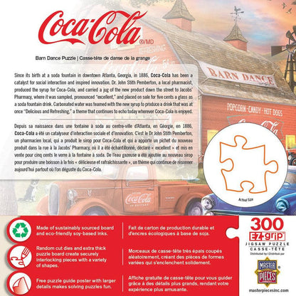 MasterPieces Coca-Cola Barn Dance - 300 Piece EZ Grip Jigsaw Puzzle