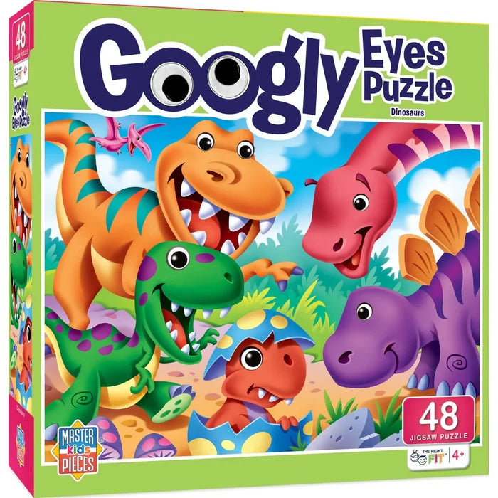 MasterPieces Googly Eyes Dinosaurs - 48 Piece Jigsaw Puzzle