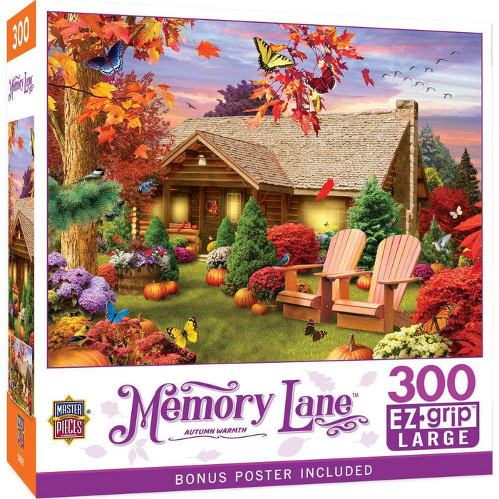 MasterPieces Memory Lane Autumn Warmth - 300 Piece EZ Grip Jigsaw Puzzle