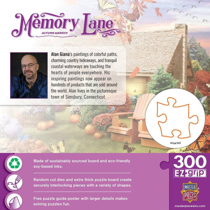 MasterPieces Memory Lane Autumn Warmth - 300 Piece EZ Grip Jigsaw Puzzle