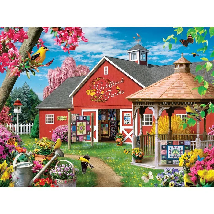 MasterPieces Memory Lane Goldfinch Farms - 300 Piece EZ Grip Jigsaw Puzzle