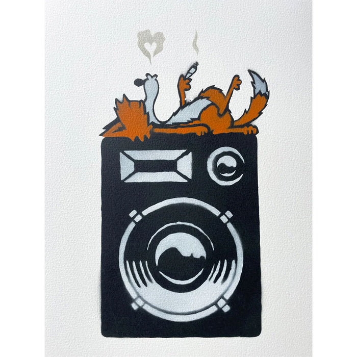 MAU MAU - Smoking Fox - ORIGINAL ON PAPER P/P
