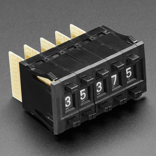 Mechanical Decade Counters - Small Size - Pack of 5 by Adafruit - The Pi Hut