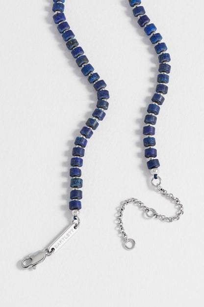 Men's Gemstone Rondelle Necklace