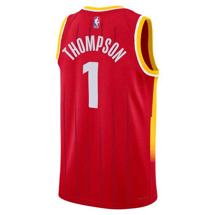 Men's Houston Rockets Amen Thompson Nike Icon Swingman Jersey