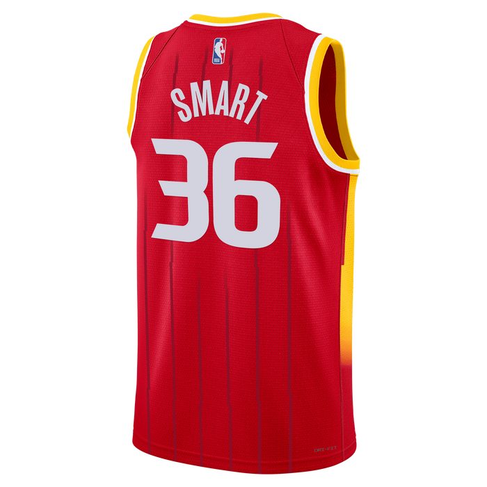 Men's Houston Rockets Marcus Smart Nike Icon Swingman Jersey
