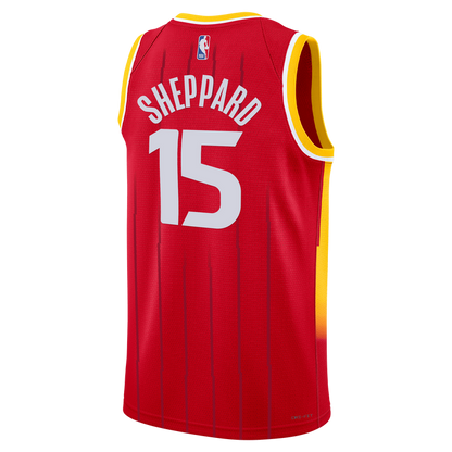 Men's Houston Rockets Reed Sheppard Nike Icon Swingman Jersey