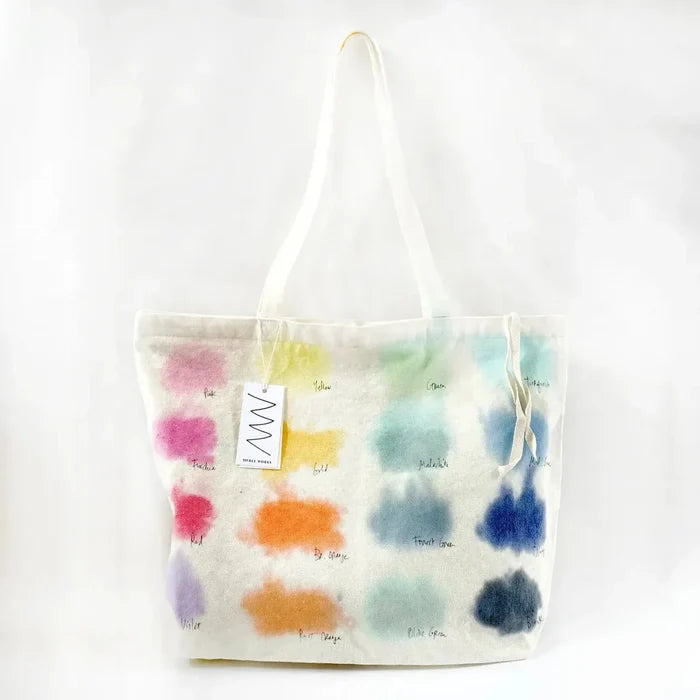 Merle Works Color Study Hand Painted Tote