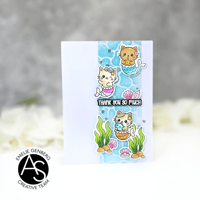 Mermaid Kitties Stamp & Die Bundle