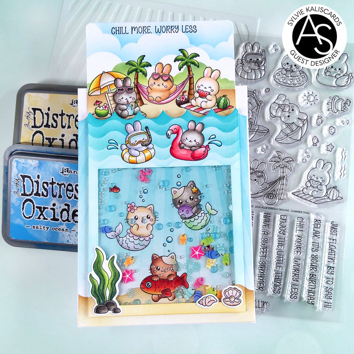Mermaid Kitties Stamp & Die Bundle