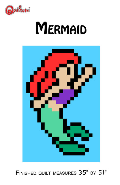 Mermaid Lap Quilt Pattern PDF
