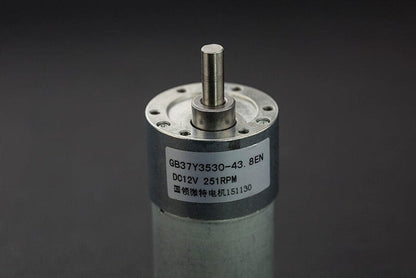 Metal DC Geared Motor w/Encoder - 12V 251RPM 18Kg.cm by DFRobot - The Pi Hut