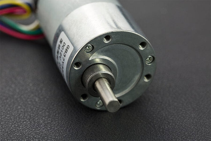 Metal DC Geared Motor w/Encoder - 12V 251RPM 18Kg.cm by DFRobot - The Pi Hut