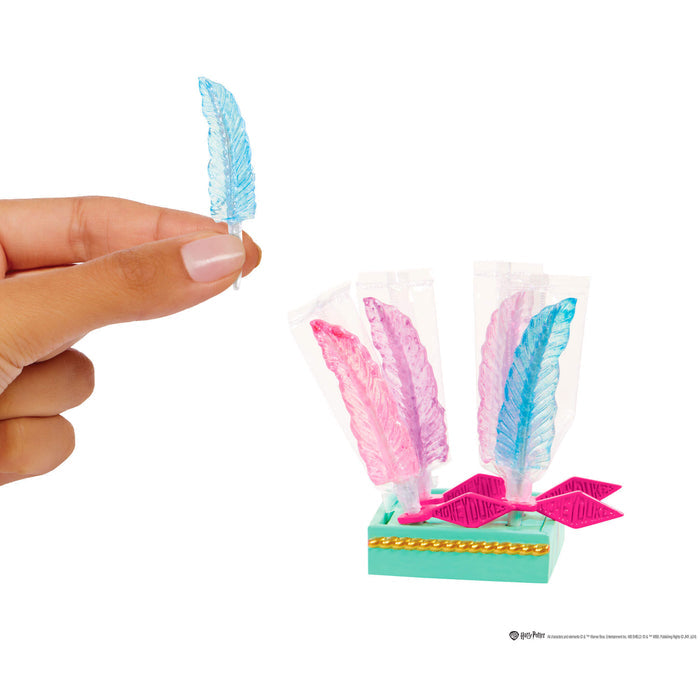 pink - purple - blue feathers