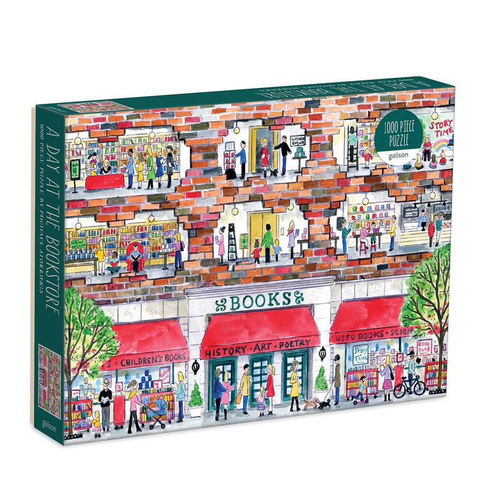 Michael Storrings A Day at the Bookstore 1000 Piece Puzzle 1000 Piece Puzzles Michael Storrings Collection