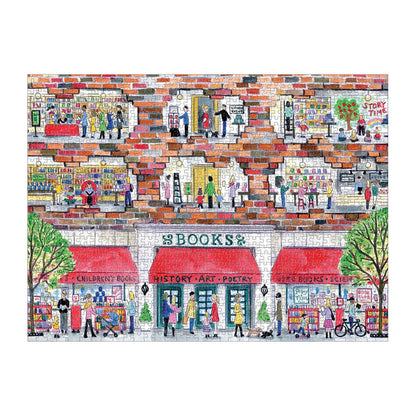 Michael Storrings A Day at the Bookstore 1000 Piece Puzzle 1000 Piece Puzzles Michael Storrings Collection