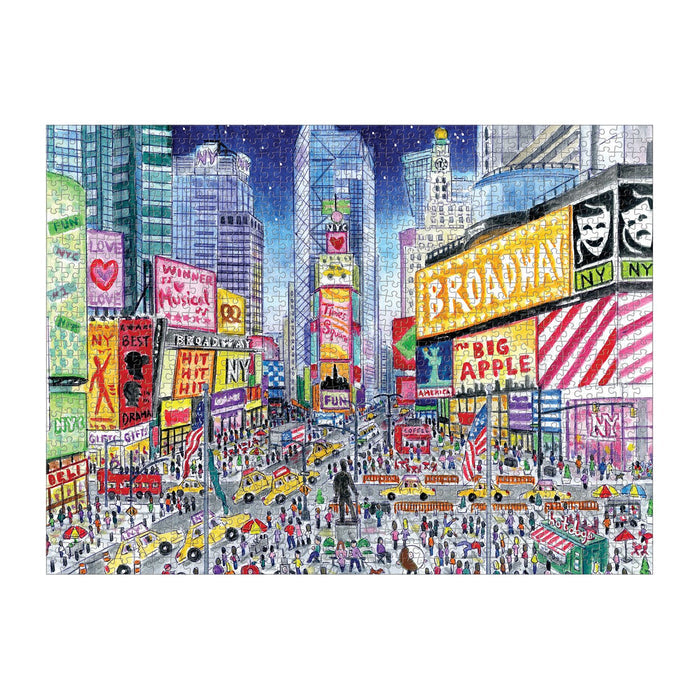 Michael Storrings Times Square 1000 Piece Puzzle 1000 Piece Puzzles Michael Storrings Collection
