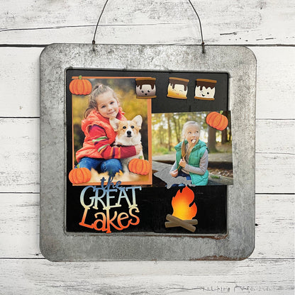 Michigan Campfire Magnet