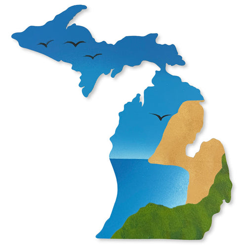 Michigan Sleeping Bear Dunes Magnetic Art Pop